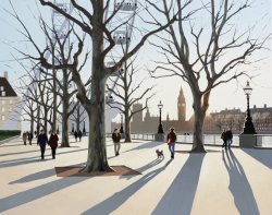 Sunset Shadows Southbank